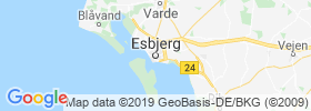 Esbjerg map